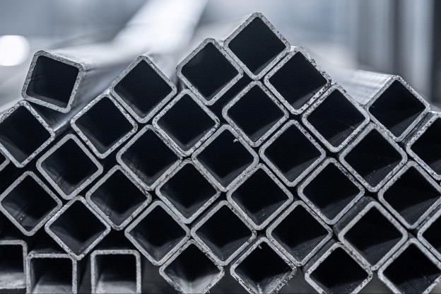 Carbon steel material sample